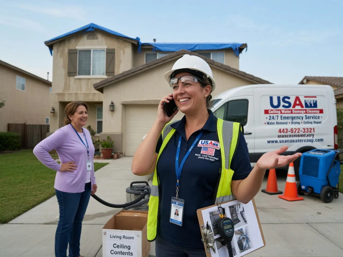 Ceiling Water Damage Restoration Blanchardville, WI FAQs